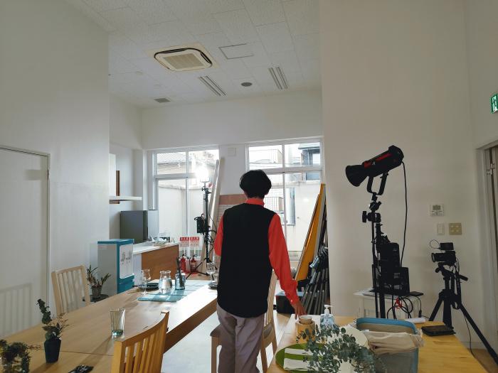 ハウススタジオでのWEB用スチール撮影 in 京都
