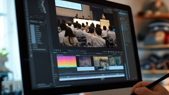 アーカイブ用動画の編集