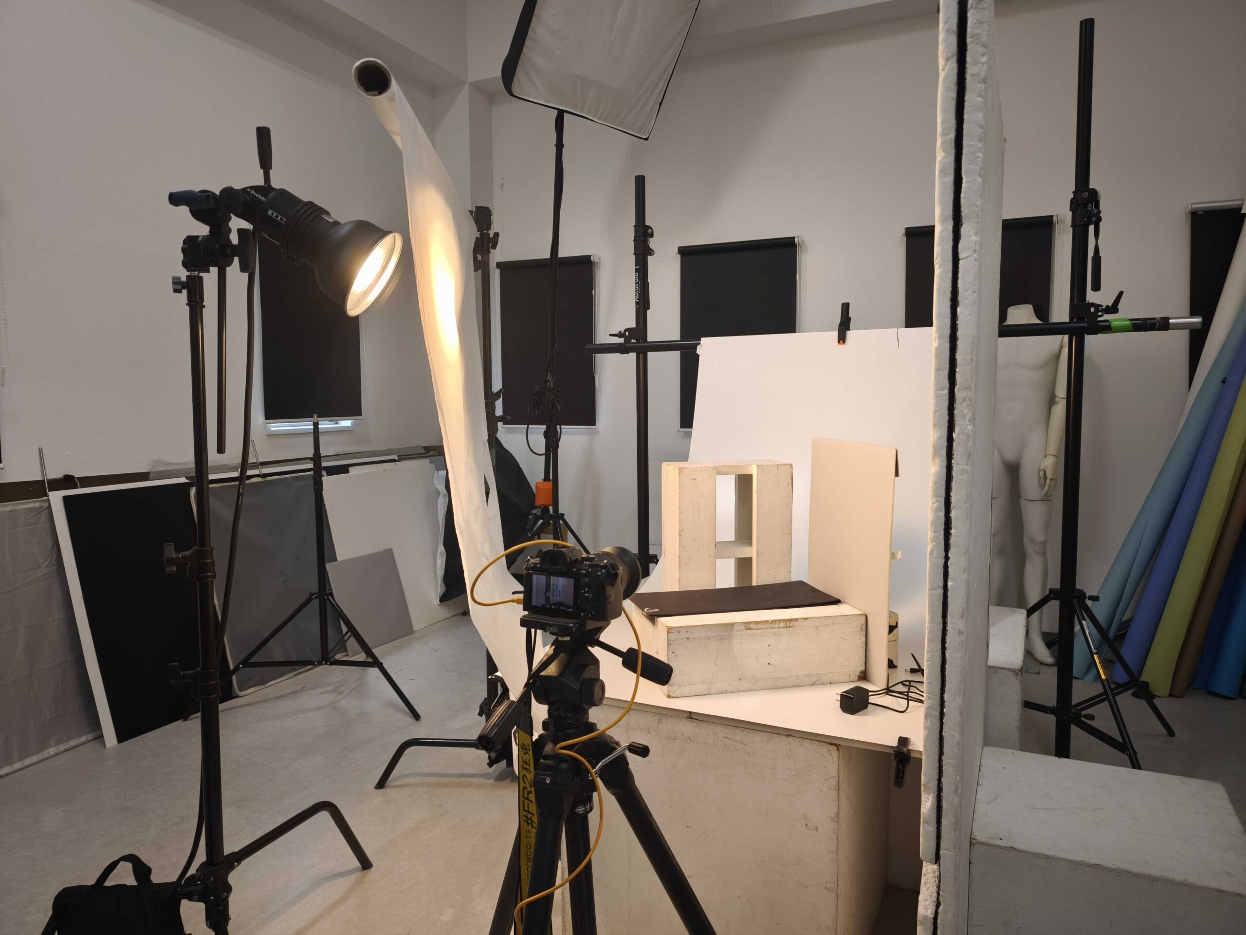 小型撮影スタジオで商品物撮り in 京都