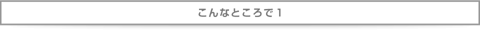 こんなところで1